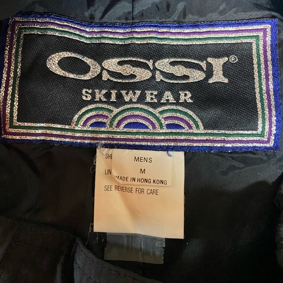 OSSI Skiwear Lined Black Snow Pants Men’s Medium - Picture 3 of 4